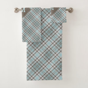 Plaid Monogramme personnalisé / Motif Tartan