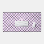 Plaid Monogramme personnalisé / Motif Tartan (Clavier et souris)