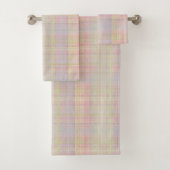 Plaid multicolore Pastel Glen (En situation)