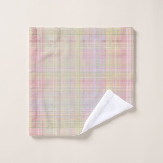 Plaid multicolore Pastel Glen (Gant de toilette)