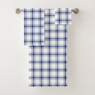 Plaid Nautique Bleu et Blanc