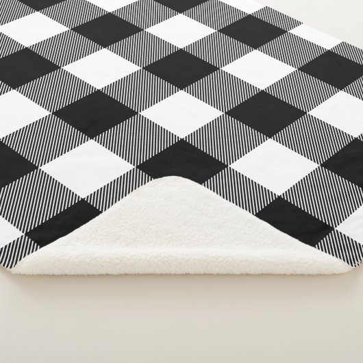 plaid noir et blanc (3/4)