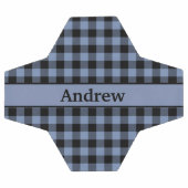 Plaid noir et bleu, Plaid de Buffalo (Plat)