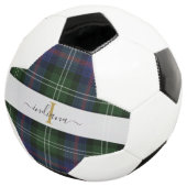 Plaid Nom Monogramme Script Tartan Rustique (3/4)