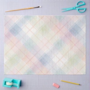 Plaid Pasen Serie Ontwerp #5 Tissuepapier