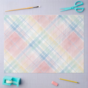 Plaid Pasenserie ontwerp #16 Tissuepapier