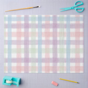 Plaid Pasenserie Ontwerp #9 Tissuepapier