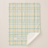 Plaid Pastel Premier Noël de Bébé (Devant)