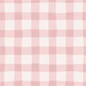  plaid patroon in roze Scrapbooking Sticker (Voorkant)
