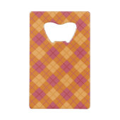 Plaid polarisé dans l'orange et le rose (Dos)