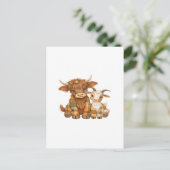 Plaid & Precious Pals Briefkaart (Staand voorkant)