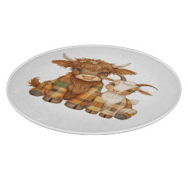 Plaid & Precious Pals Snijplank