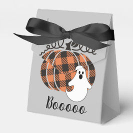 Plaid Pumpkin en Ghost Favor Box Bedankdoosjes