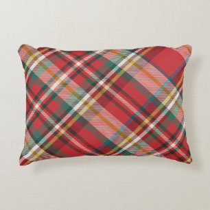 Plaid Red Check elegante boerderij Accent Kussen