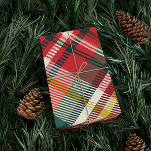 Plaid Red Check elegante boerderij Cadeaupapier