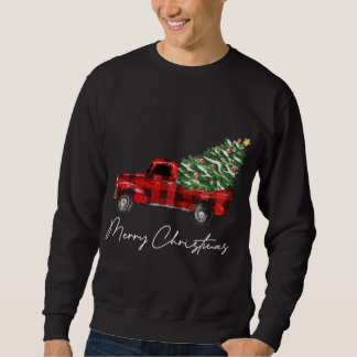 Plaid Rode Vrachtwagen Kerstmis Vrolijke Kerstmis Trui