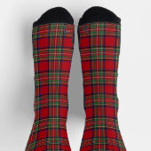 Plaid Rood Groen geruit Clan Stewart Tartan Sokken (Top)