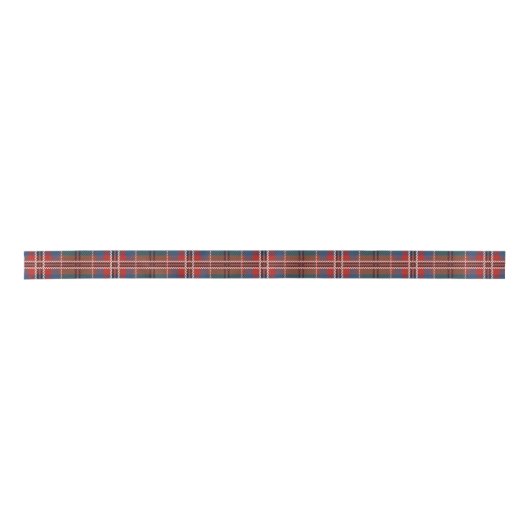 Plaid Rood Groen Kerst Feestdagen Rustieke Tartan Lint (Voorkant)