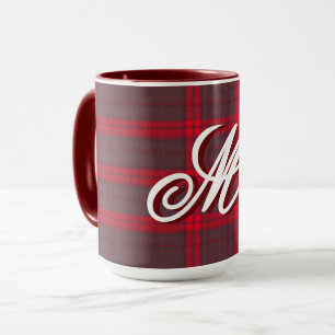 Plaid Rood Traditioneel Tartan Modern Collectie Mok