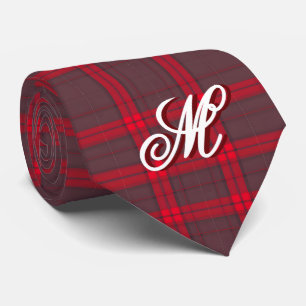 Plaid Rood Traditioneel Tartan Modern Collectie Stropdas