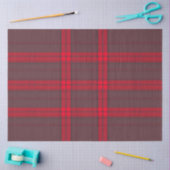 Plaid Rood Traditioneel Tartan Modern Collectie Tissuepapier (Craft)