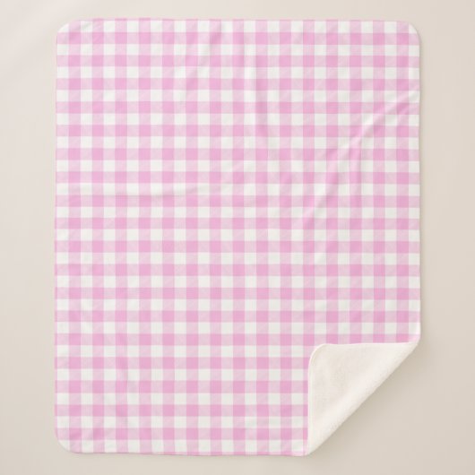 Plaid Rose Cottage de Campagne (Devant)