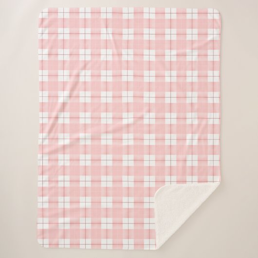 Plaid rose ombragé (Devant)