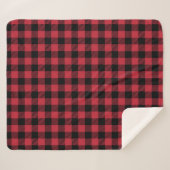 Plaid rouge et noir de bûcheron (Devant (Horizontal))