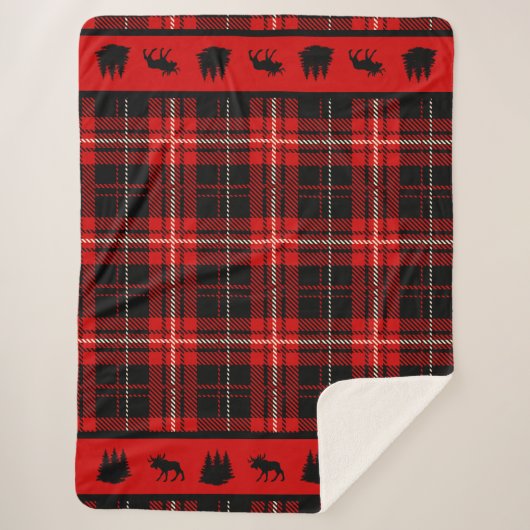 Plaid rouge orignal cabine (Devant)