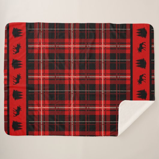 Plaid rouge orignal cabine (Devant (Horizontal))