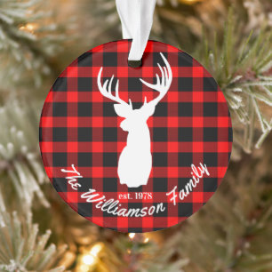 Plaid Russe Deer Antlers