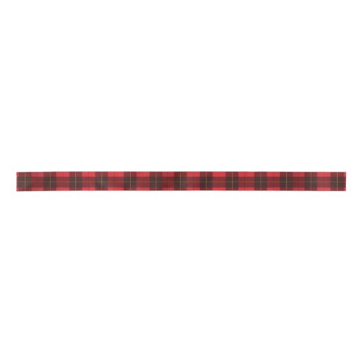 Plaid Rustic Clan Wallace Check Tartan Lint (Voorkant)