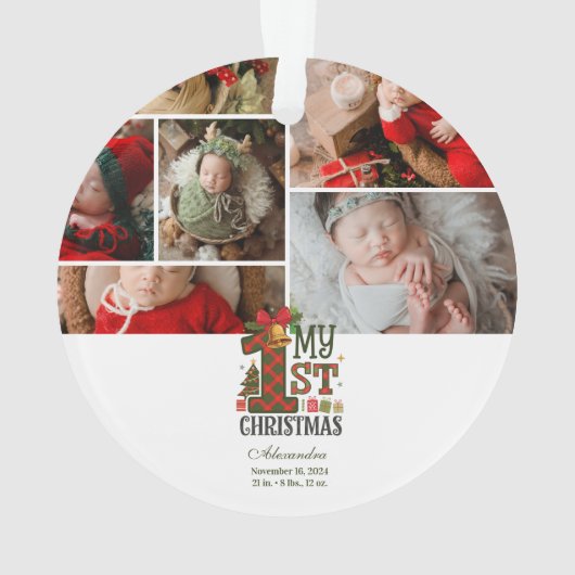  Plaid Rustic  First Christmas (dos)