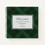 Plaid Rustic Tartan Mariage livre d'invité<br><div class="desc">Clan Walsh livre d'or rouge et vert à damiers. Un cadeau idéal pour des anniversaires, des réunions de famille ou d'autres cadeaux spéciaux avec des amis et la famille. Célébrez toutes les choses de la tradition écossaise avec ce cool tartan imprimer livre d'invité Ajouter un nom en cliquant sur le...</div>