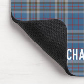 Plaid Rustic Thompson Blue Grey Check Tartan Muismat (Hoek)