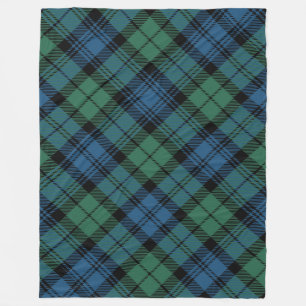 Plaid Rustiek Blauw Groen Campbell Tartan Fleece Deken