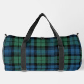 Plaid Rustiek Campbell Groen Blauw Monogram Tartan Plunjezak (Achterkant)