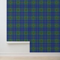 Plaid Rustiek Patroon Blauw en Geel Klassiek