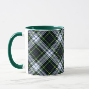 Plaid Rustieke Groene Witte Clan Gordon Tartan Mok