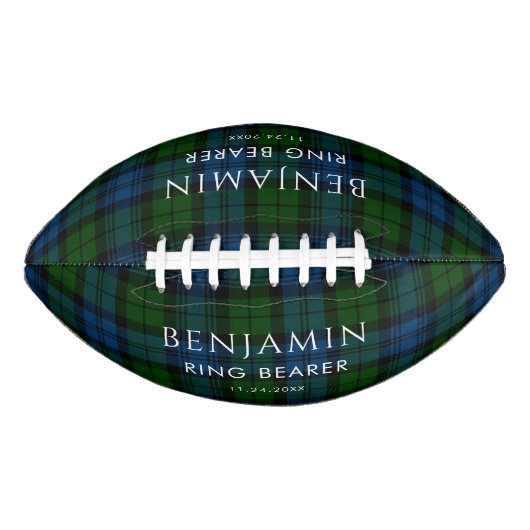 Plaid Rustieke Ringdrager Campbell Militaire Tarta American Football (Voorkant)