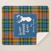 Plaid Rustique Antlers Clan Murray Tartan (Devant (Horizontal))