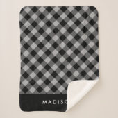 Plaid Rustique Buffalo | Cuisine Sherpa personnali (Devant)