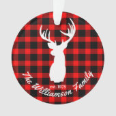 Plaid Rustique Deer Antlers (devant)