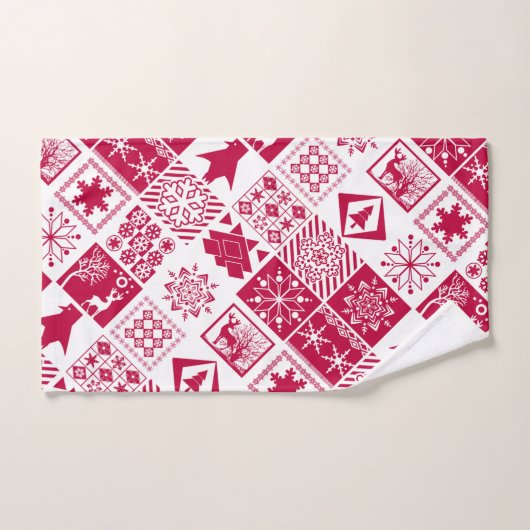 Plaid scandinave (Serviette à main)