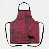 Plaid Scottish Terrier-Schort Schort (Voorkant)