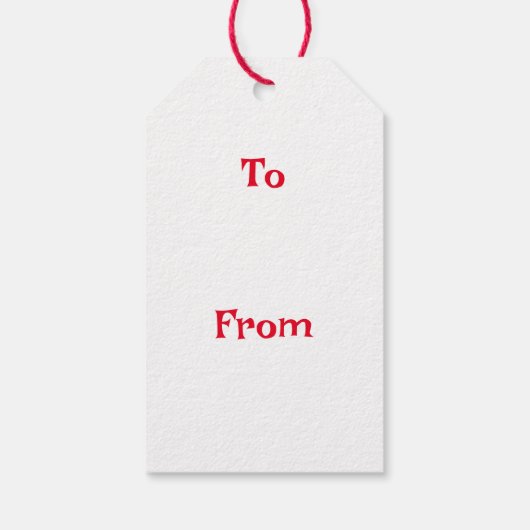 Plaid Scotty Hond Vrolijk Kerstcadeau Ideeën Cadeaulabel (Achterkant)