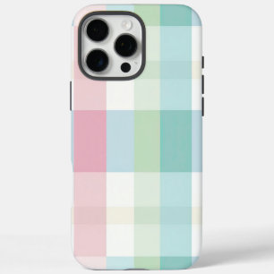 Plaid Serie, Roze Groen Plaid iPhone 16 Pro Max Hoesje