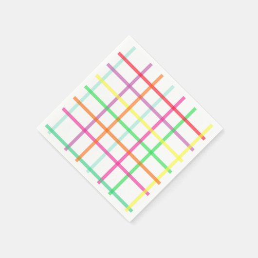 Plaid servetten (Hoek)