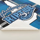 Plaid Sherpa Blanket (bleu) (3/4)