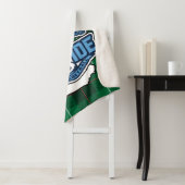 Plaid Sherpa Blanket (Groen) Sherpa Deken (In situ)